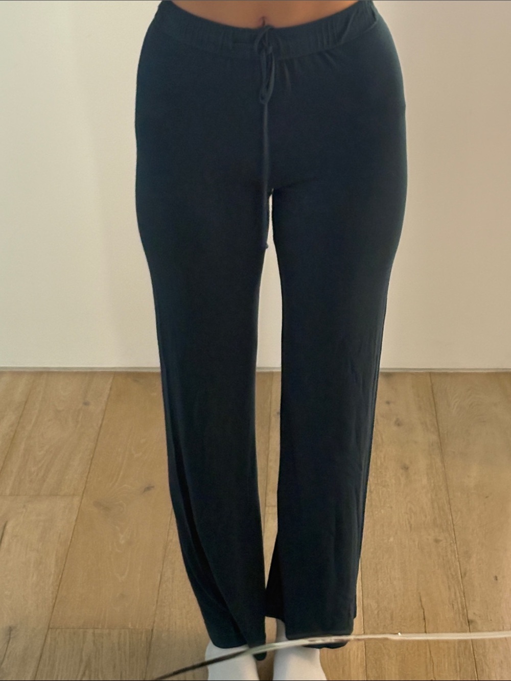 Skims Dark Teal Wide Leg Lounge Pants